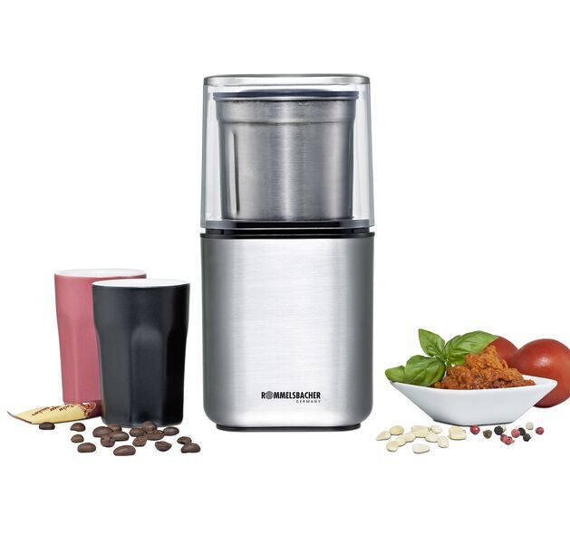 Rommelsbacher Gewürz- & Kaffeemühle EGK 200 | silber 2