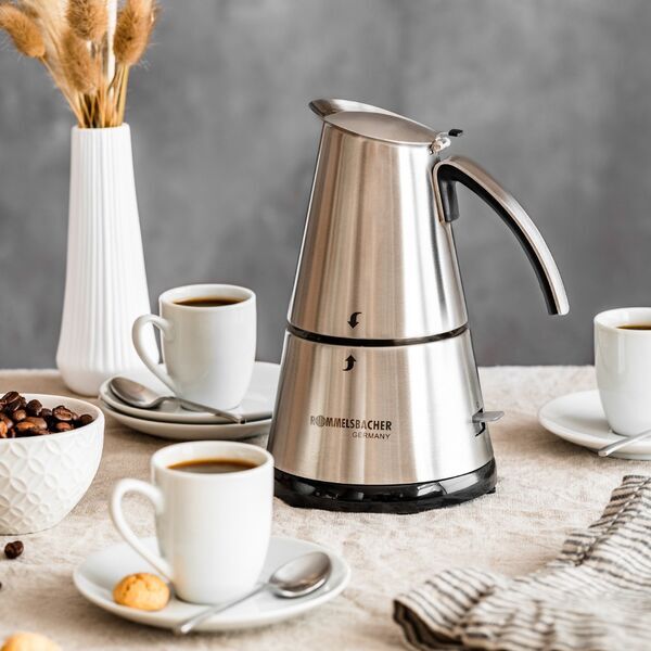 Rommelsbacher Espressokocher EKO 364/E | silber/schwarz 2