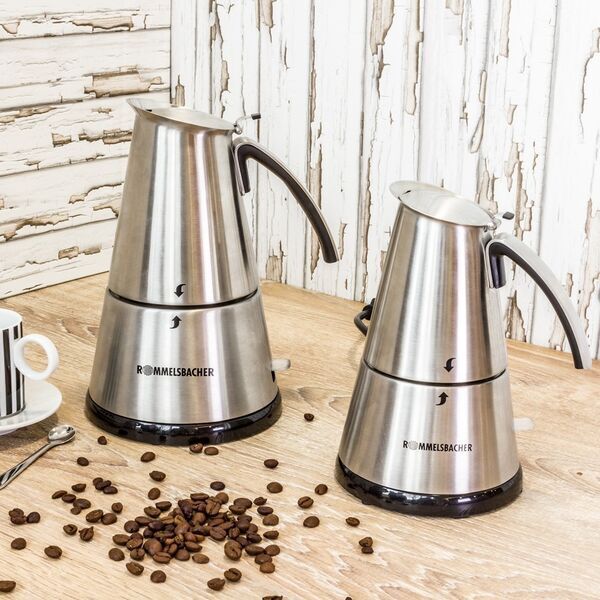 Rommelsbacher Espressokocher EKO 364/E | silber/schwarz 4