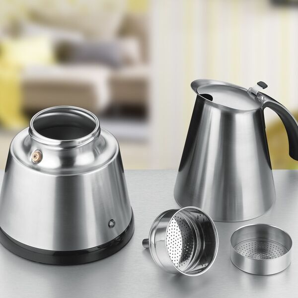 Rommelsbacher Espressokocher EKO 364/E | silber/schwarz 5
