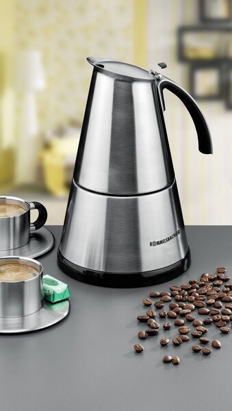 Rommelsbacher Espressokocher EKO 366/E | silber/schwarz 4