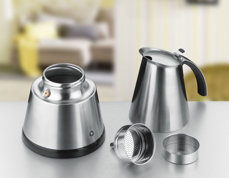 Rommelsbacher Espressokocher EKO 366/E | silber/schwarz 3