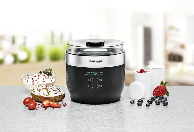 Rommelsbacher Yogurt maker JG 80 Jona | black/silver 5