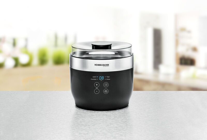 Rommelsbacher Yogurt maker JG 80 Jona | black/silver 3