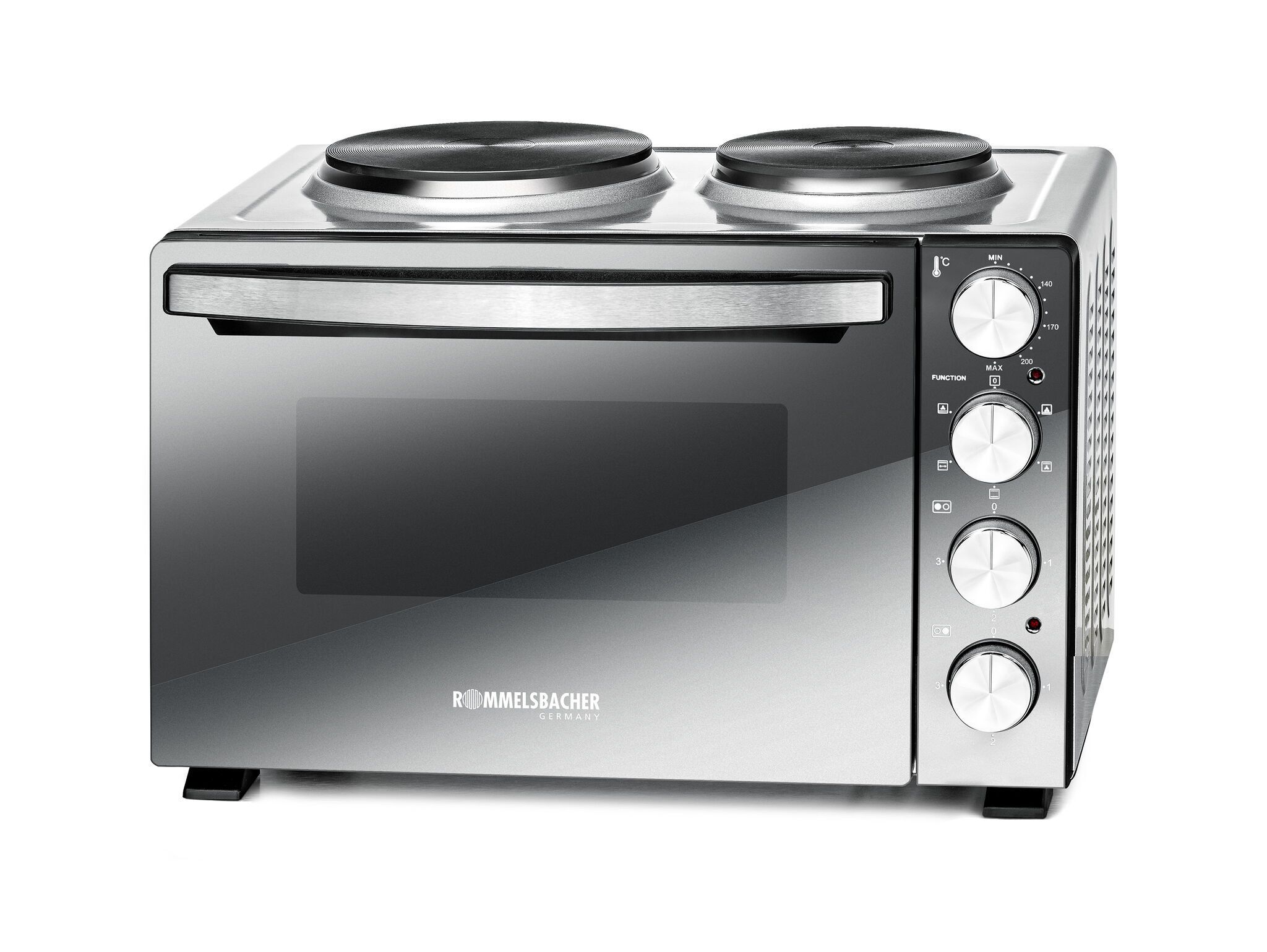 Rommelsbacher Kleinküche KM 3300 schwarz/silber