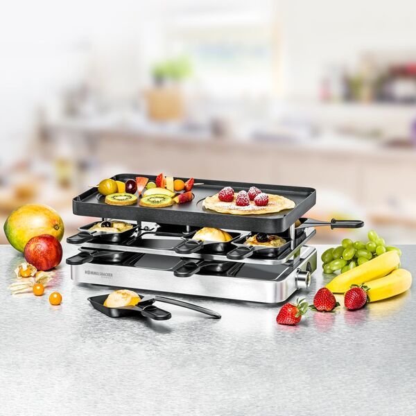 Rommelsbacher Raclette grill RC 1400 | silver/black 2