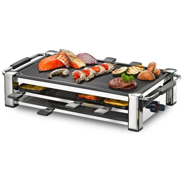 Rommelsbacher Raclette Grill RCC 1500 Fashion | silber/schwarz 2