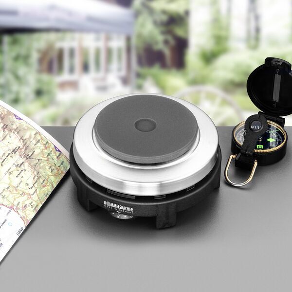 Rommelsbacher Travel hot plate RK 501 | silver/black 2