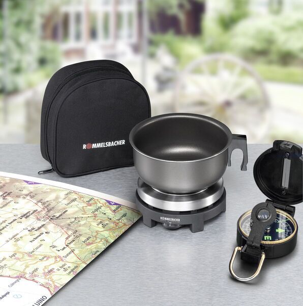 Rommelsbacher Travel hot plate RK 501/S | silver/black 3