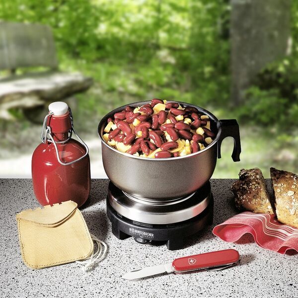 Rommelsbacher Travel hot plate RK 501/SU | silver/black 3