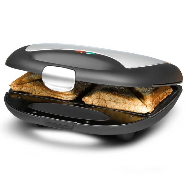 Rommelsbacher Sandwich Maker ST 710 Fun for 2 | black/silver 1