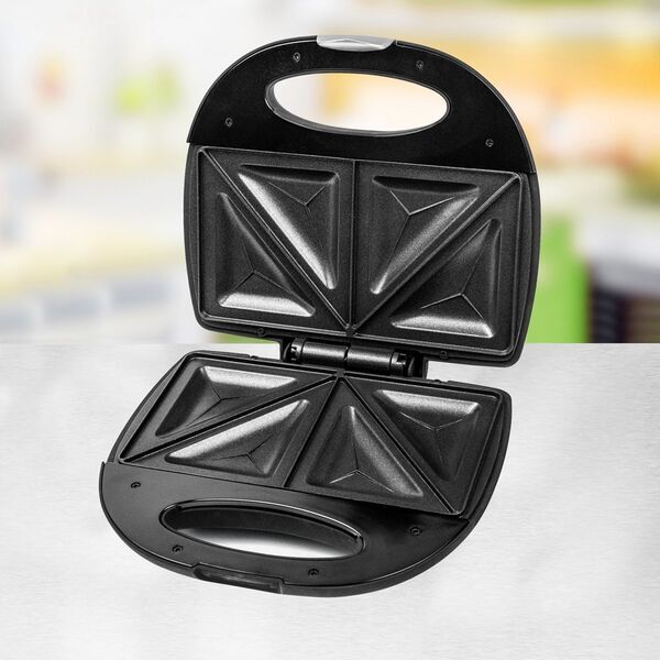 Rommelsbacher Sandwich Maker ST 710 Fun for 2 | black/silver 5