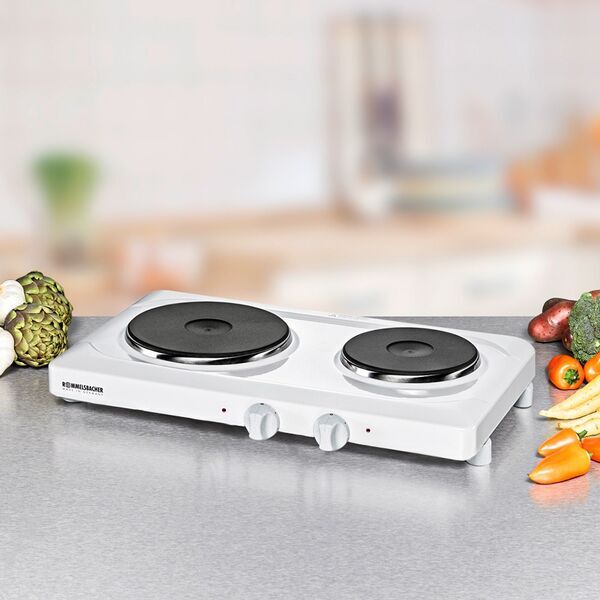 Rommelsbacher Doppelkochplatte THS 2015 | weiß 2