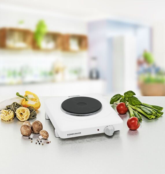 Rommelsbacher Single hotplate THS 815 | white 2