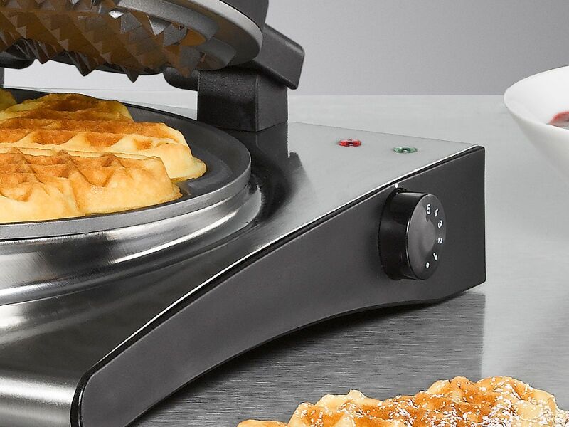Rommelsbacher Waffle iron WA 1000/E | silver 3