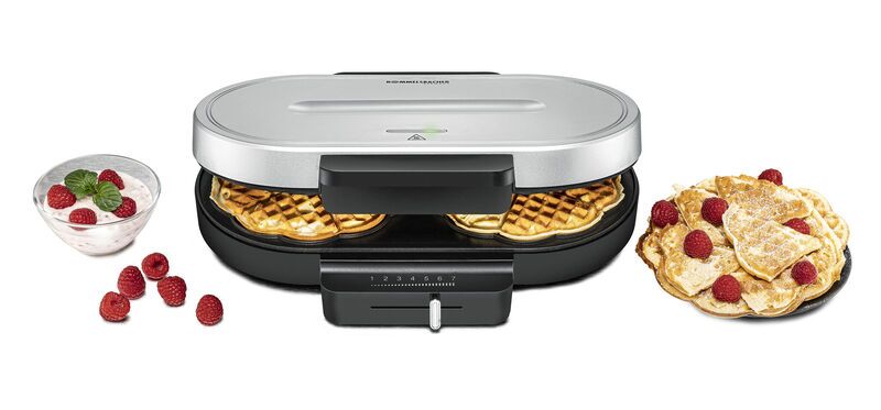 Rommelsbacher Vaffeljern WA 1250 | sort/sølv 3