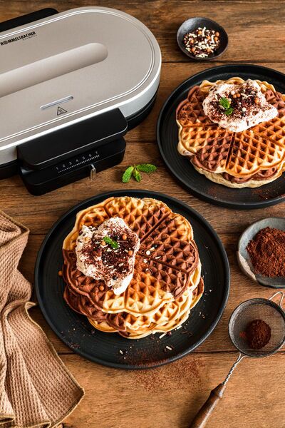 Rommelsbacher Vaffeljern WA 1250 | sort/sølv 5