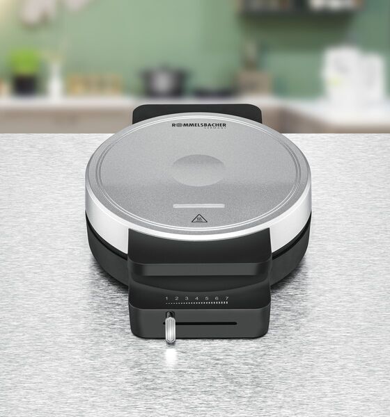 Rommelsbacher Waffeleisen WA 850 | schwarz/silber 3