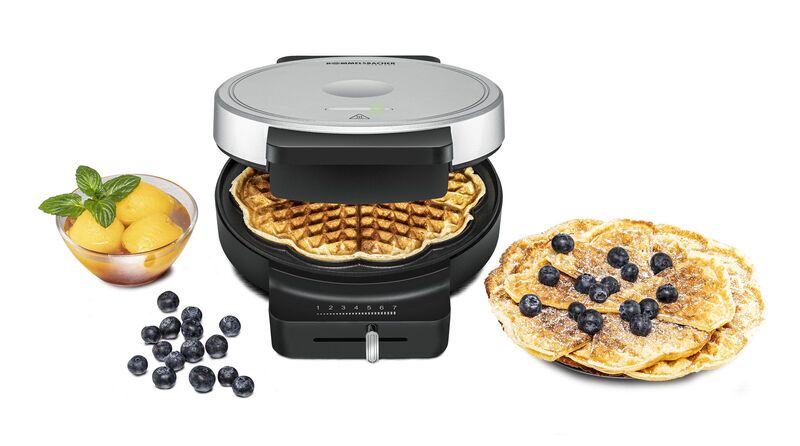 Rommelsbacher Waffeleisen WA 850 | schwarz/silber 4