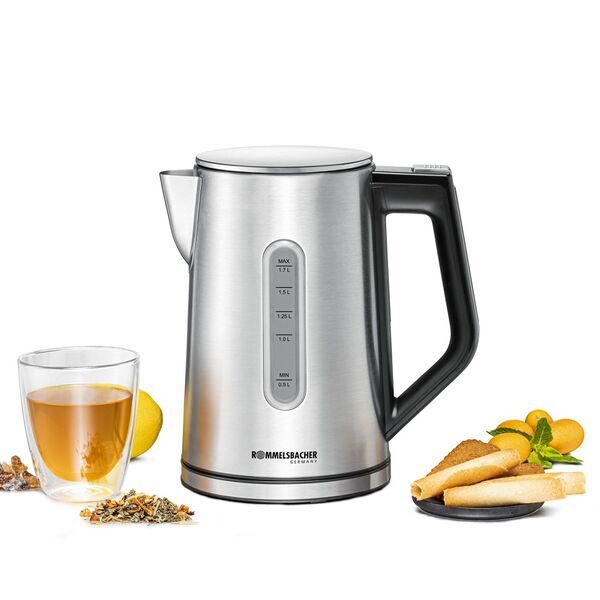 Rommelsbacher Wasserkocher WK 3000 | silber/schwarz 1