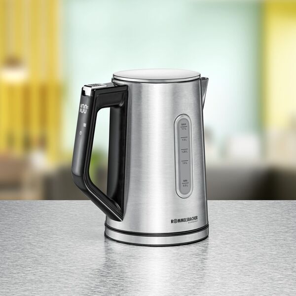 Rommelsbacher Wasserkocher WK 3000 | silber/schwarz 5