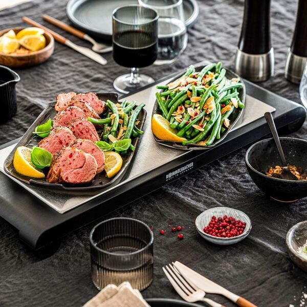 Rommelsbacher Hot plate WPS 857 | black/silver 2