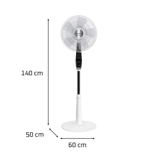 Rowenta VU5690 Turbosilence Extreme Ventilateur sur pied | blanc/noir, image 3 of 3
