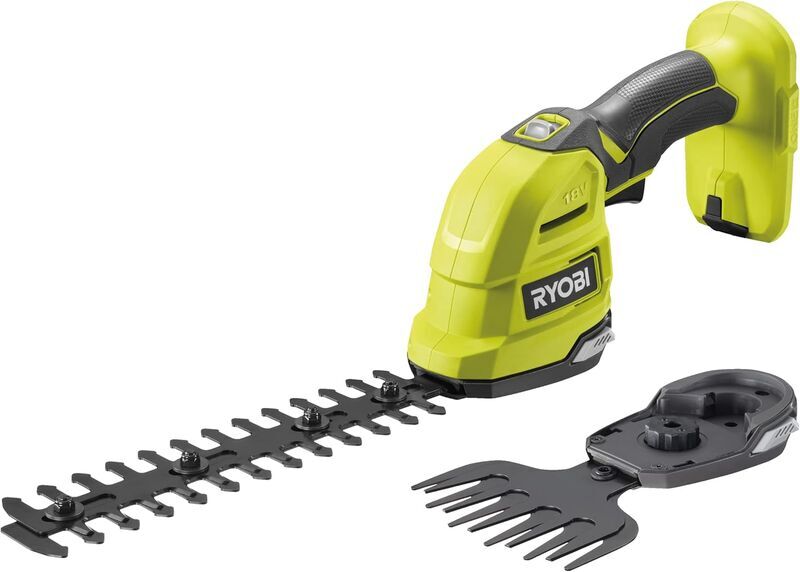 Ryobi RY18GSA-0 One+ Ledningsfri græs- og busksakse uden batteri | gul/sort 1