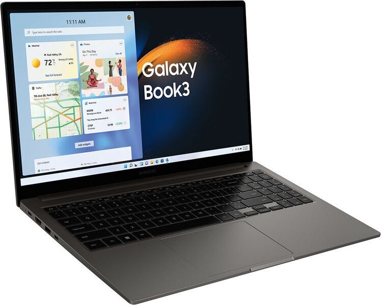 Samsung Galaxy Book3 15 | i5-1335U | 15.6" | 8 GB | 512 GB SSD | grå | Win 11 Home | ES, image 4 of 5