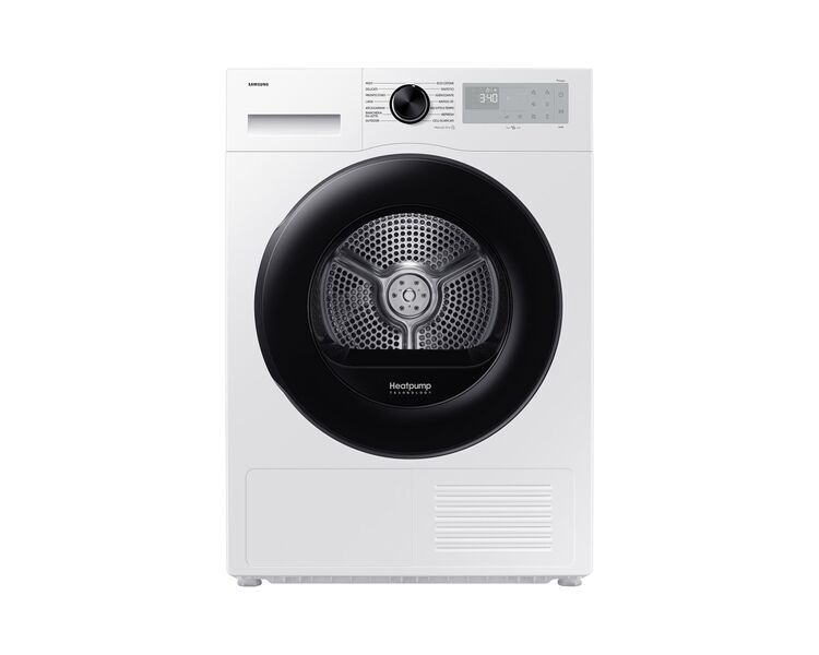 Samsung DV90DG52A0AE Asciugatrice a pompa di calore 9 kg | bianco/nero, image 1 of 5