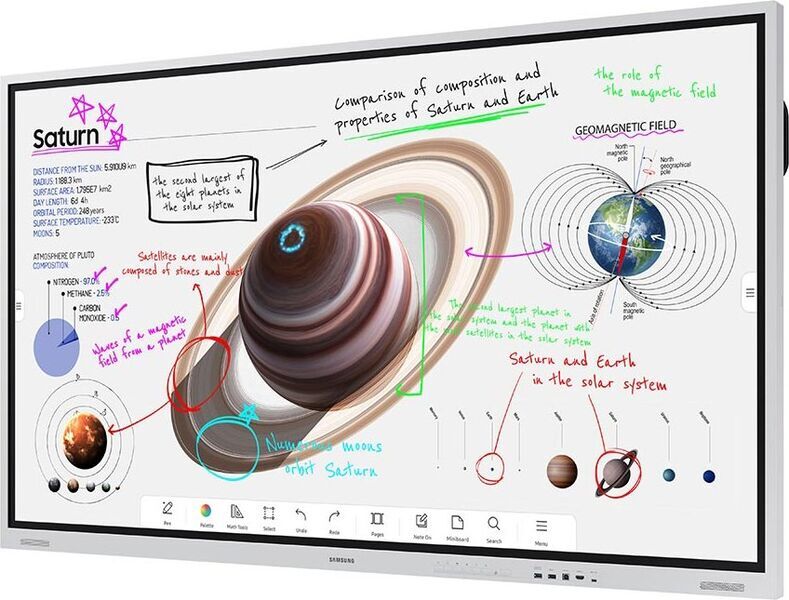 Samsung Flip Pro WM85B | 85" | nero/bianco 2