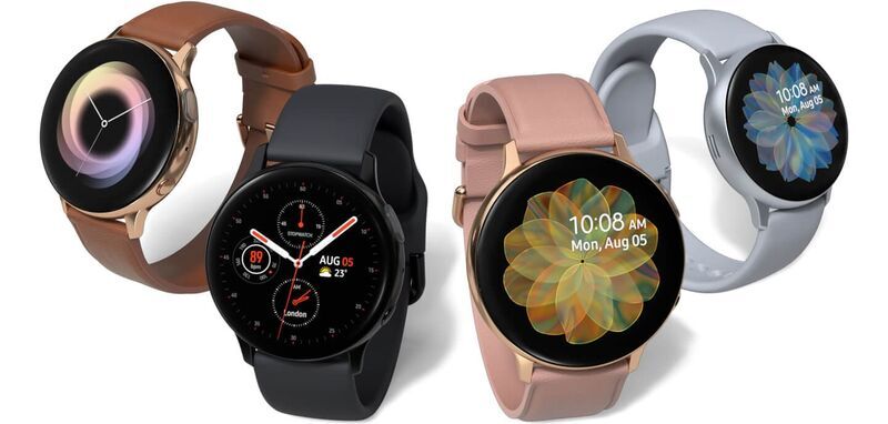 Samsung Galaxy Watch Active 2 44mm (2019) | R820 | Aluminium | hvid 1
