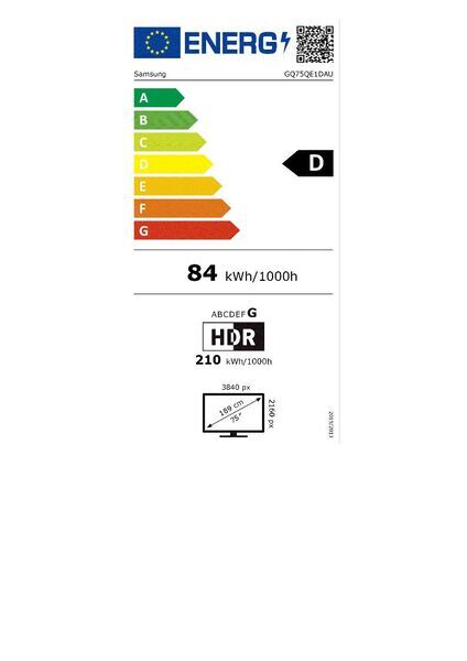 Samsung GQ75QE1D | 75" | schwarz 4