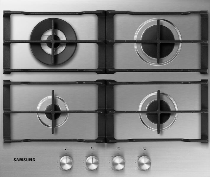 Samsung NA64H3030AS Gas Hob | silver 2