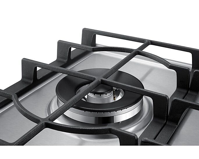 Samsung NA75J3030AS Gaskochfeld | silber 5