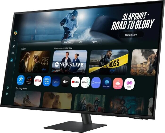 Samsung Smart monitor M7 M70F (2025) | 43" | incl. stand | Black, image 4 of 5