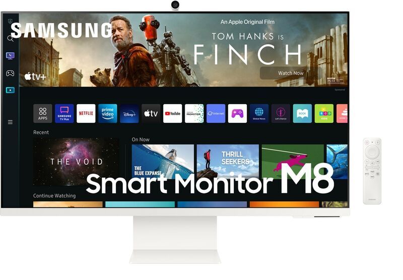 Samsung Smart Monitor M8 M80B | 32" | musta/valkoinen 1