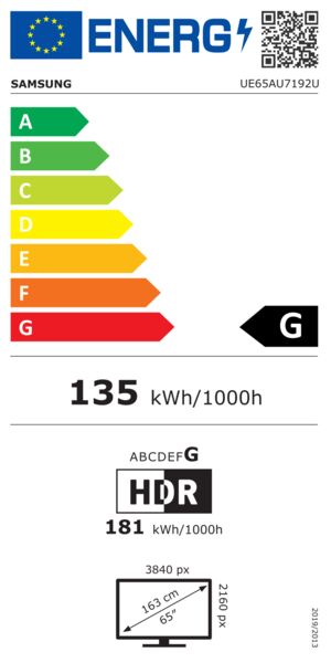 Samsung UE65AU7192 | 65" | zwart 2
