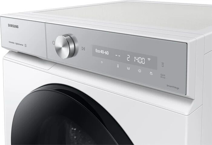Samsung WW90DB8U95GH Front-loading washing machine 9 kg | white/black, image 4 of 5