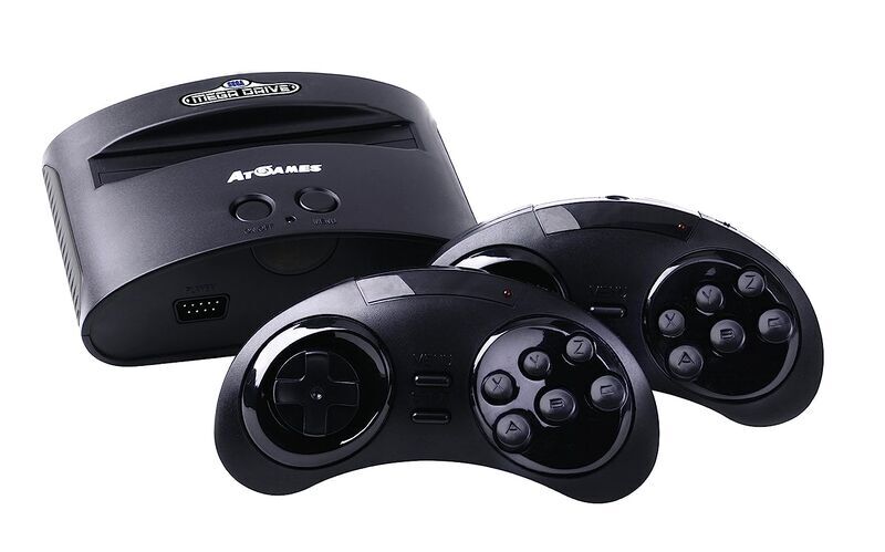 SEGA Mega Drive Classic Game Console | black | 2 Controller 3