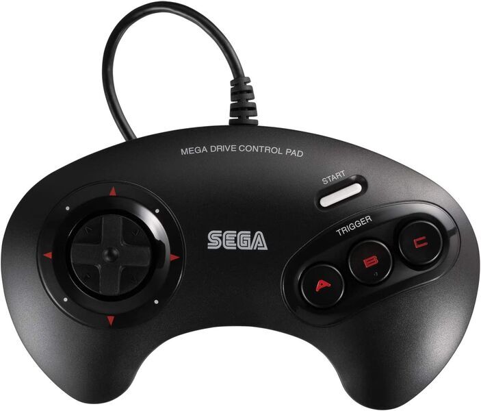 SEGA Mega Drive Mini | preto | 2 controladores 3