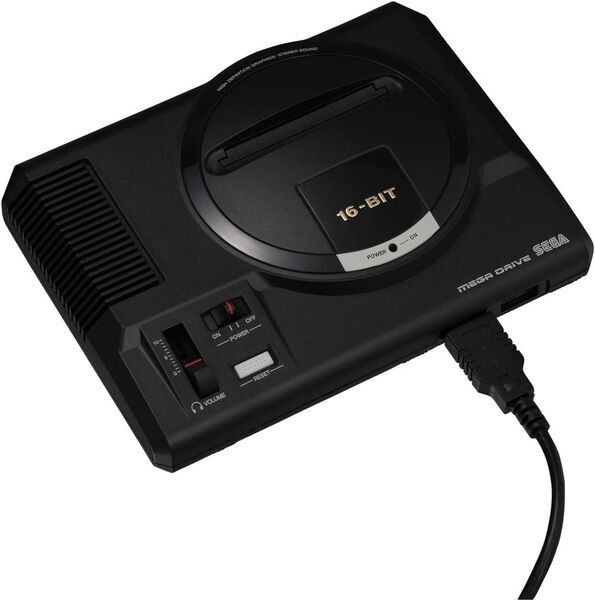 SEGA Mega Drive Mini | preto | 2 controladores 4