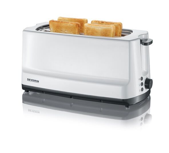 Severin AT 2234 Toaster | white/grey, image 1 of 5