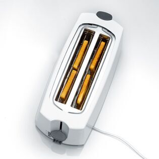 Severin AT 2234 Toaster | white/grey, image 3 of 5