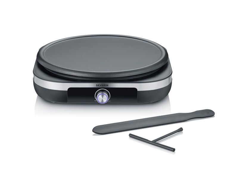 Severin CM 2199 Crepe Maker | black/silver 1