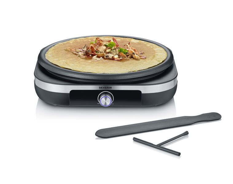 Severin CM 2199 Crepe Maker | black/silver 4