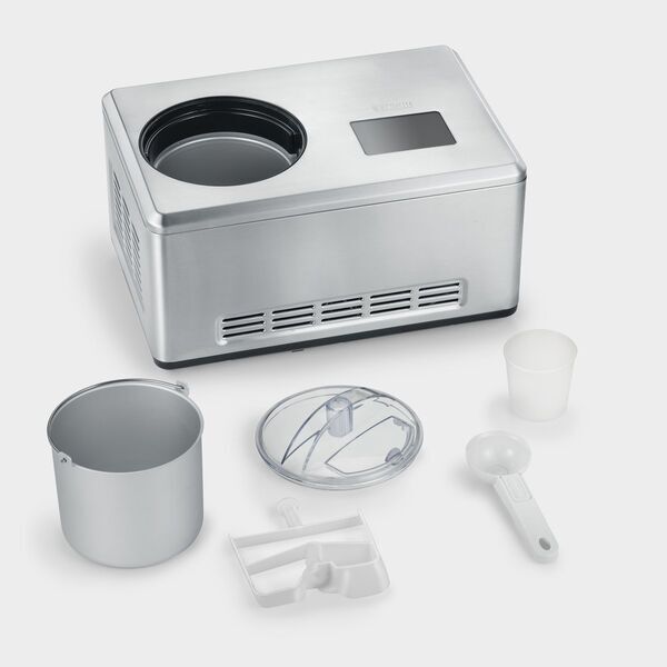 Severin EZ 7406 2-in-1 ice cream maker and yogurt maker | silver 2