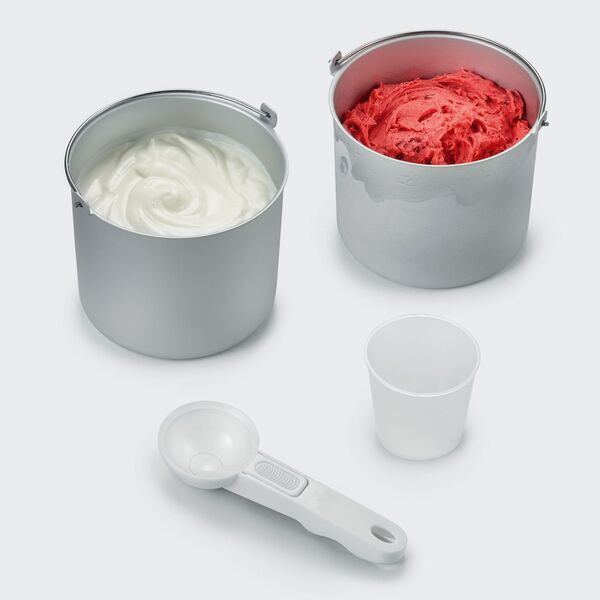 Severin EZ 7406 2-in-1 ice cream maker and yogurt maker | silver 3