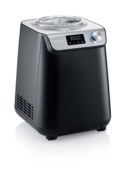 Severin EZ 7407 2-in-1 ice cream maker and yogurt maker | black/silver 1