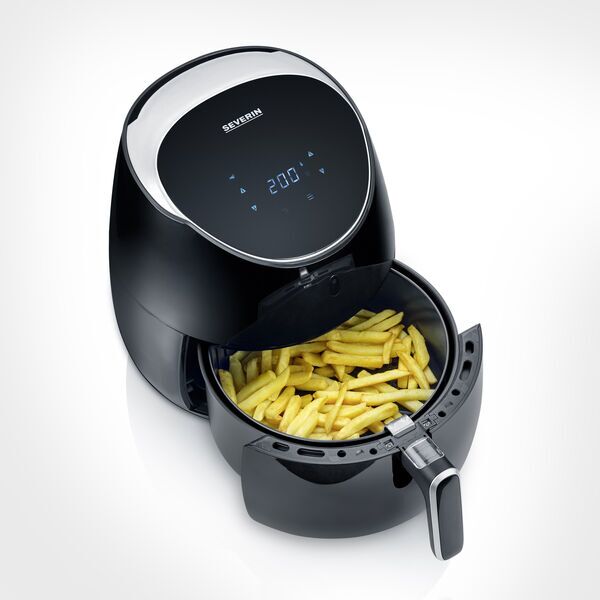 Severin FR 2445 XXL Airfryer | schwarz/silber 3
